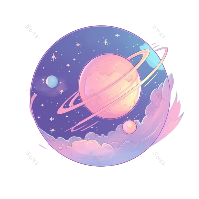 元素图片,插画元素,浪漫PNG,星空免抠素材